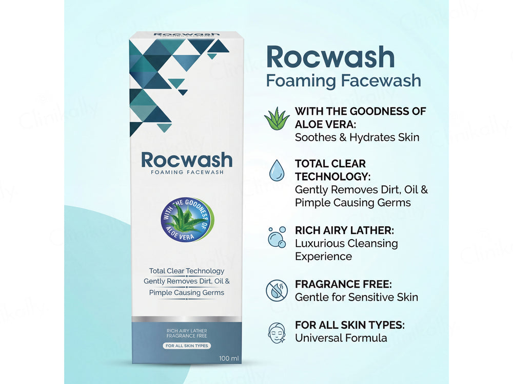 Rocwash Foaming Face Wash