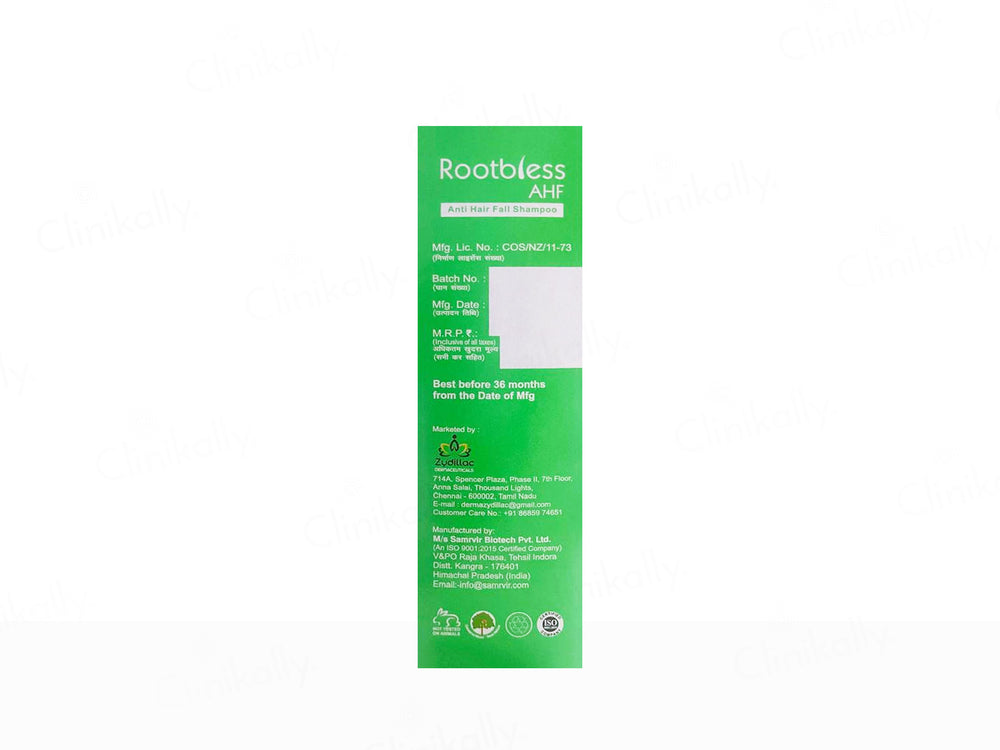 Rootbless AHF Anti Hair Fall Shampoo