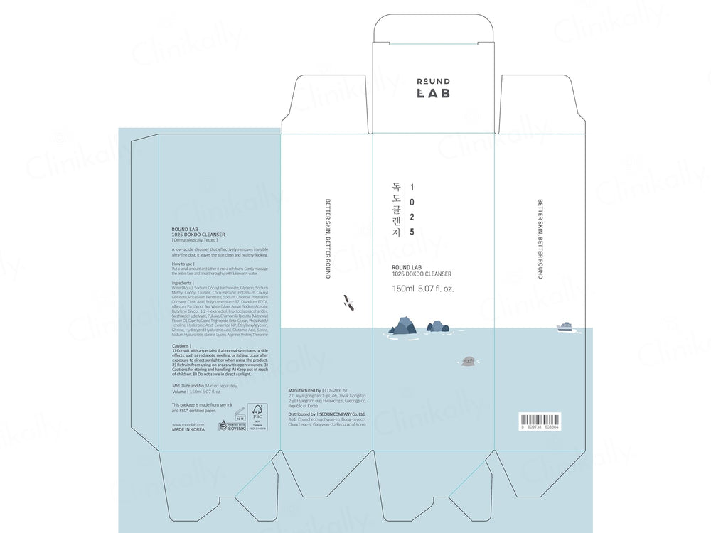 Round Lab 1025 Dokdo Cleanser