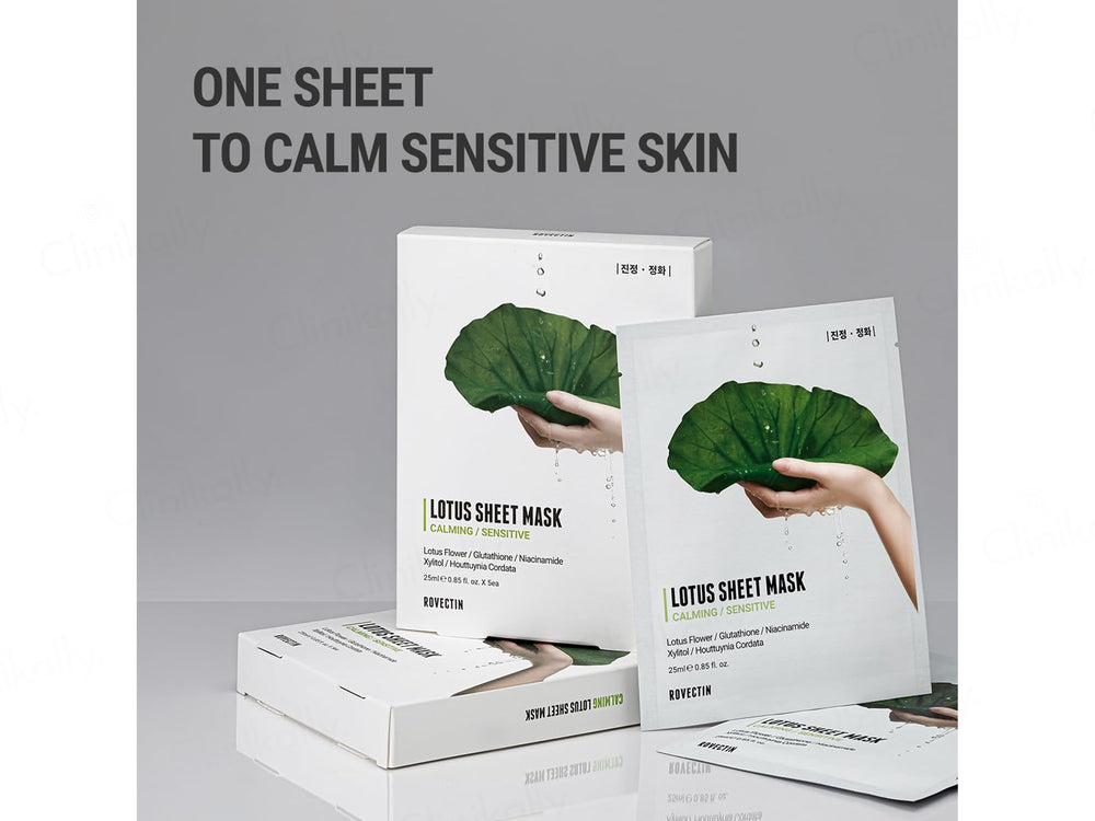 Rovectin Calming Lotus Sheet Mask
