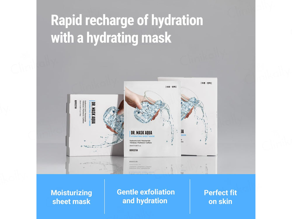 Rovectin Dr. Mask Aqua Hydrating Sheet Mask