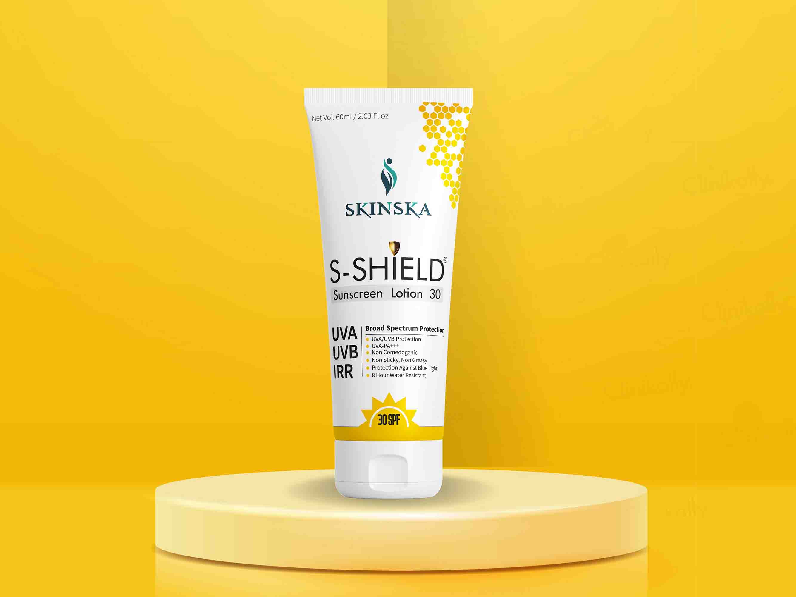 S-Shield Sunscreen Lotion SPF 30 - Clinikally