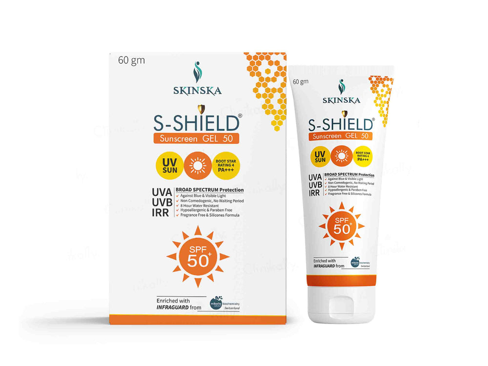 S-Shield Sunscreen Gel SPF 50 - Clinikally