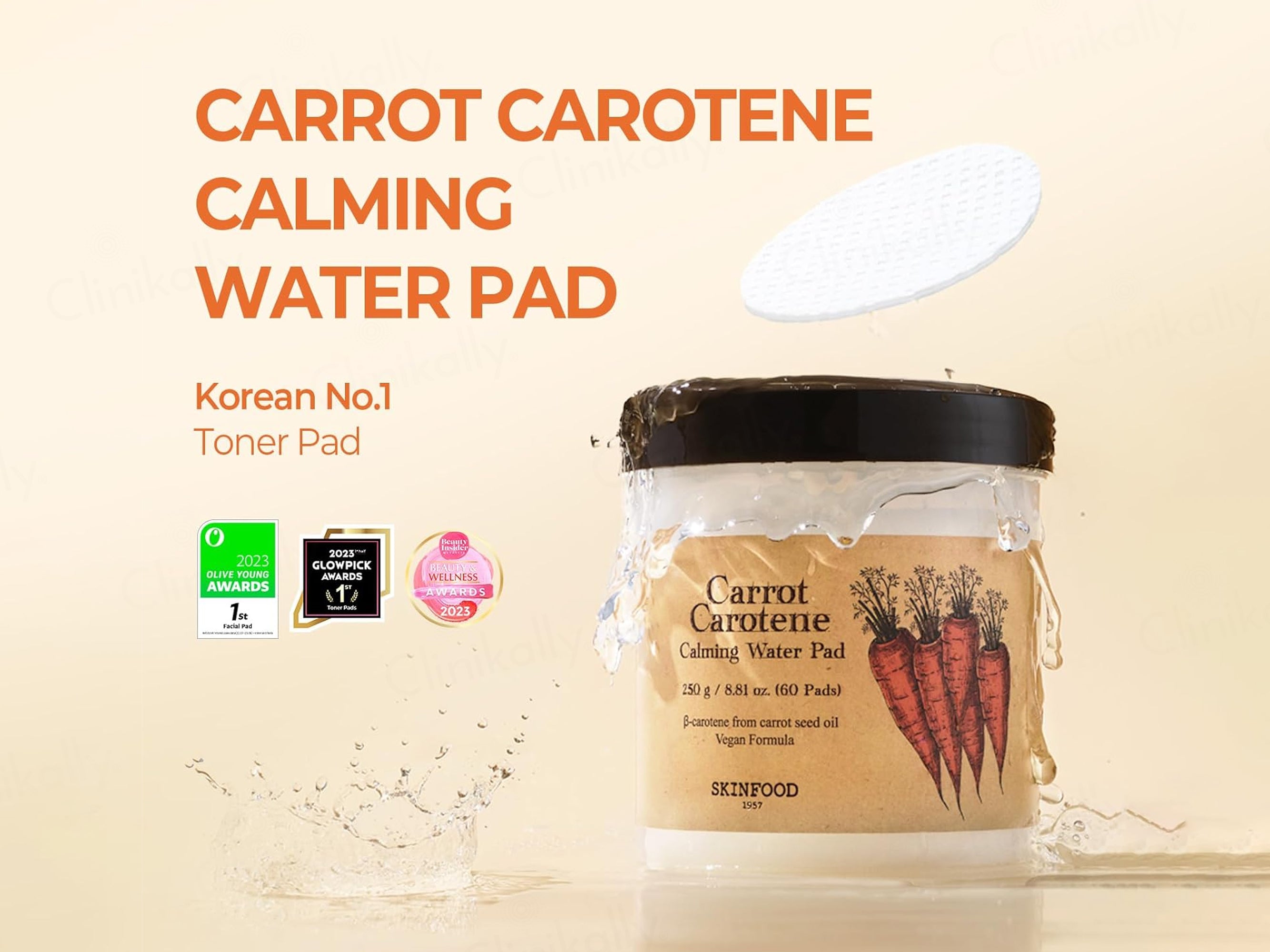 SKINFOOD Carrot Carotene Calming Water Pad