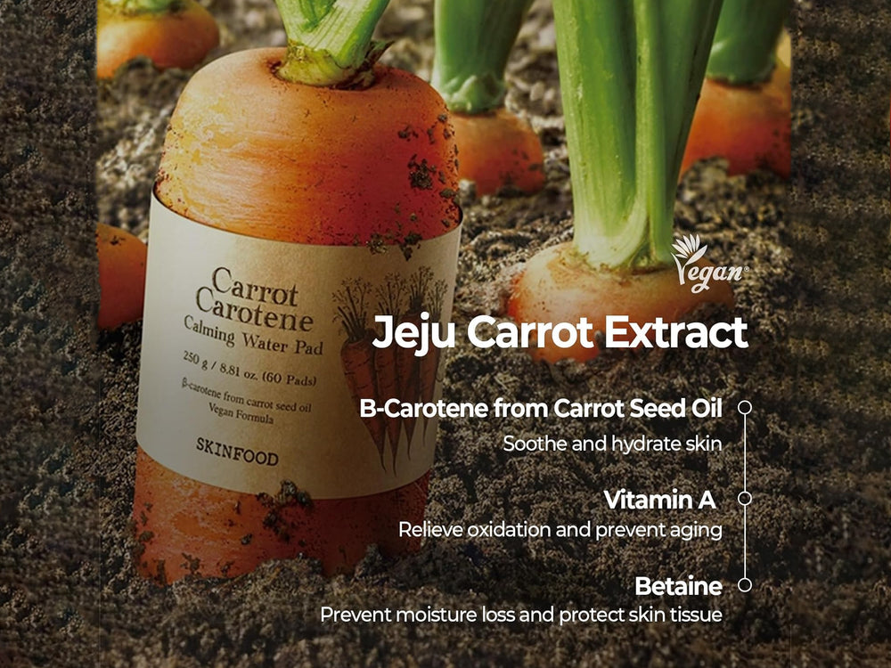 SKINFOOD Carrot Carotene Calming Water Pad