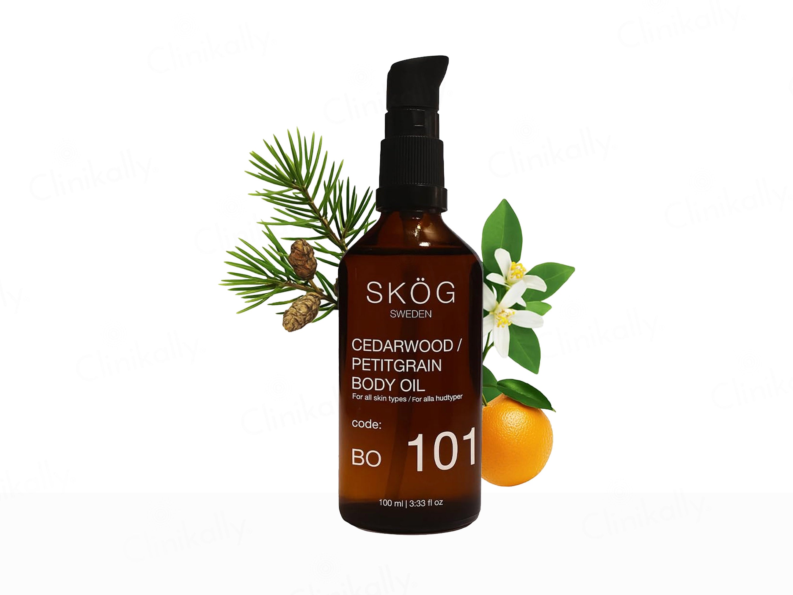 SKOG BO Cedarwood & Petitgrain Body Oil