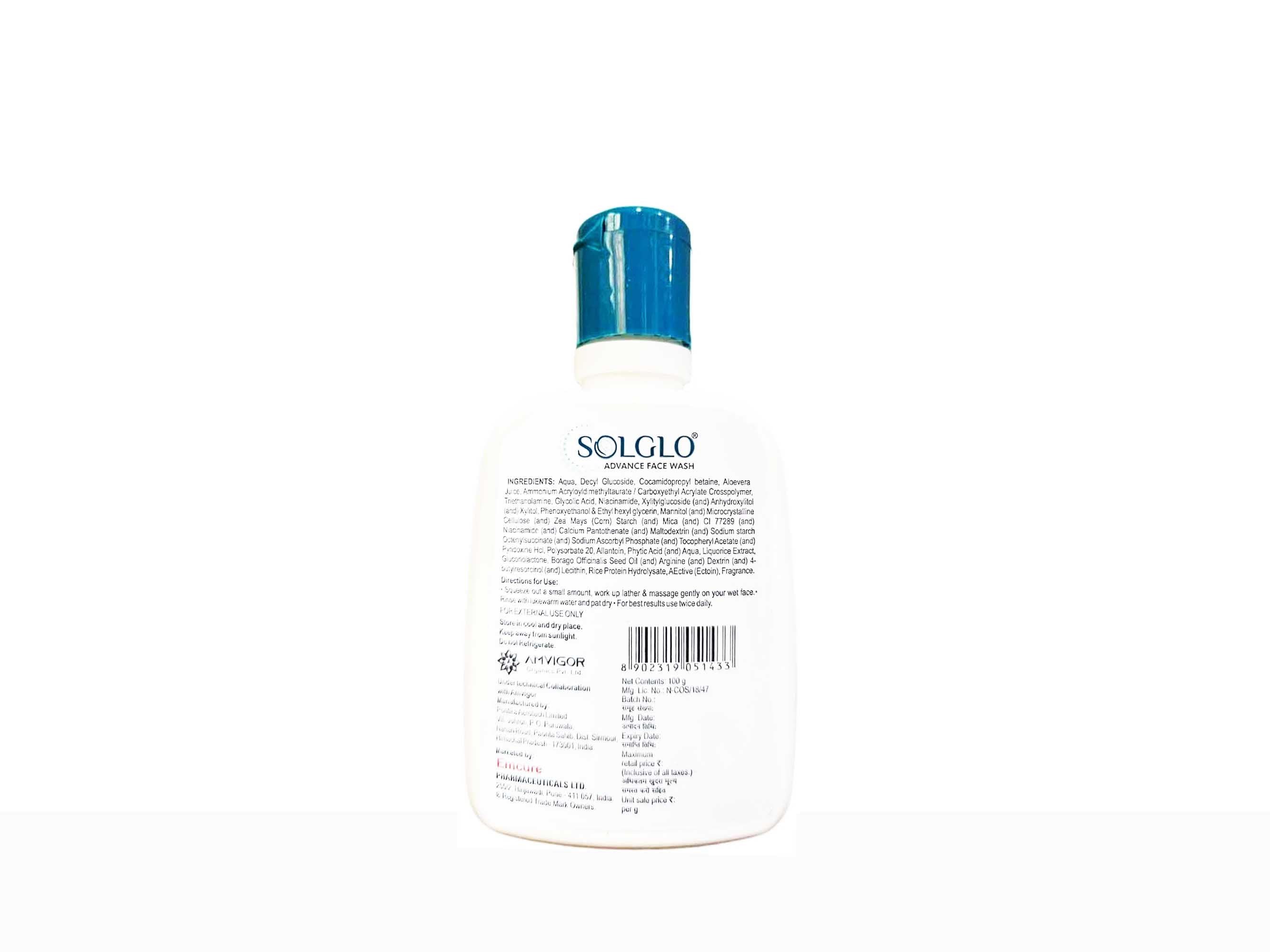 Solglo Advance Face Wash