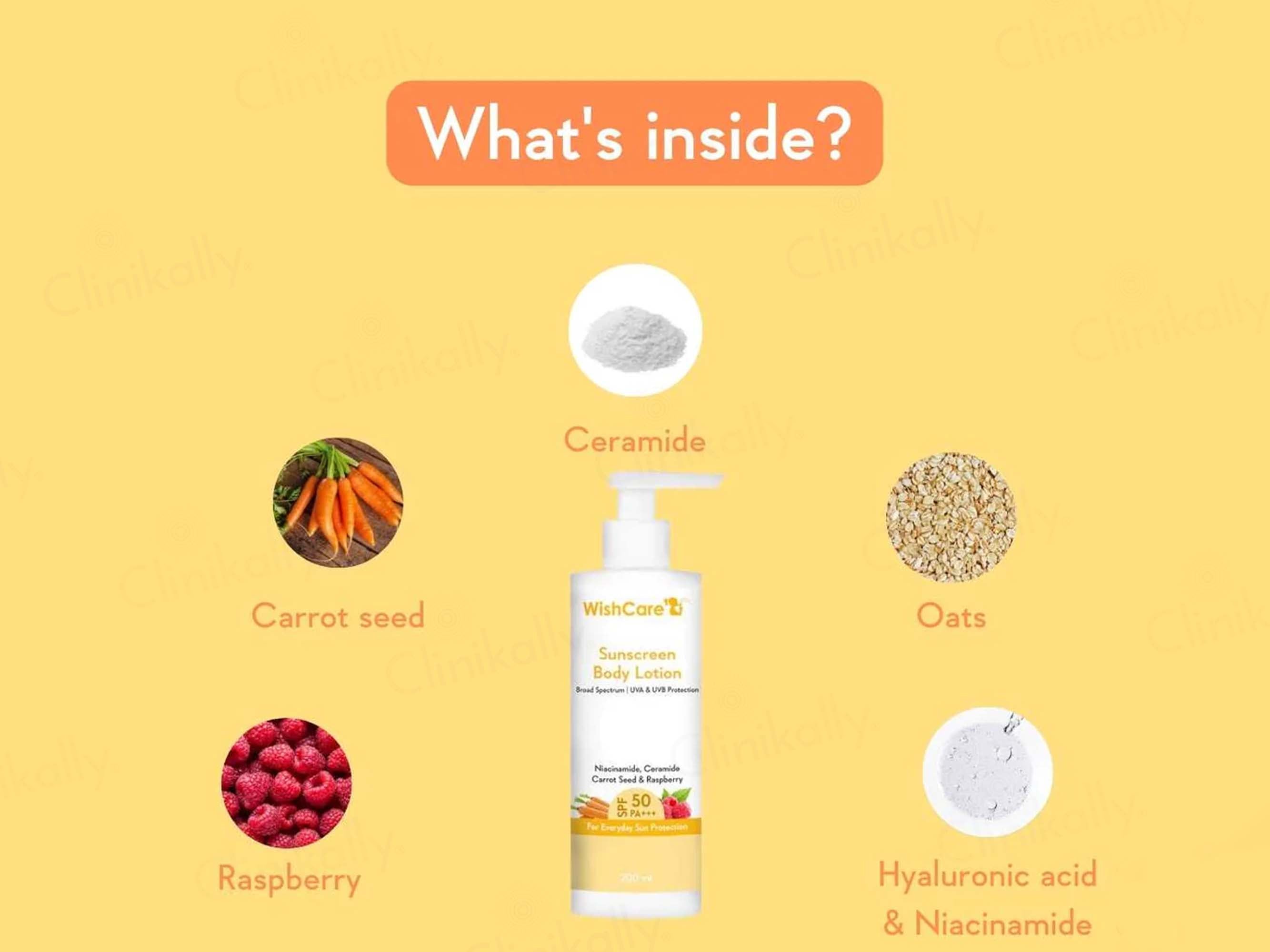 WishCare Sunscreen Body Lotion SPF 50 PA+++