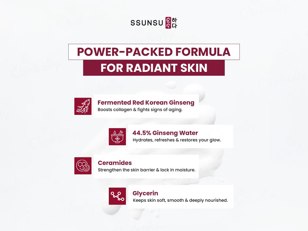 SSUNSU Water Barrier Cera Ginseng Cloud Cleanser