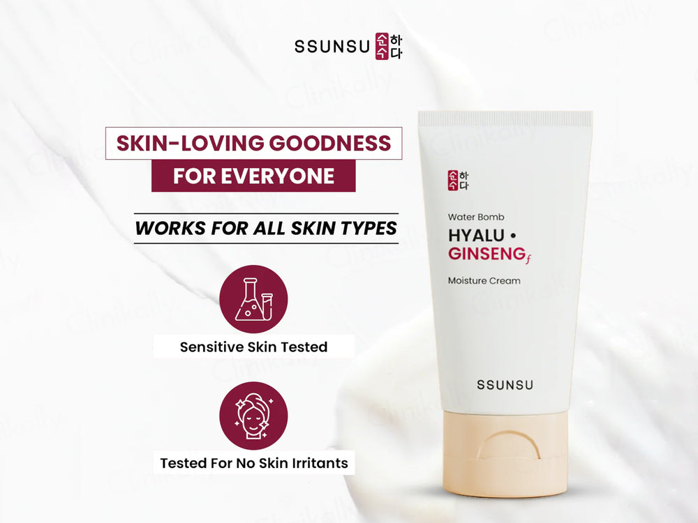 SSUNSU Water Bomb Hyalu Ginseng Moisture Cream