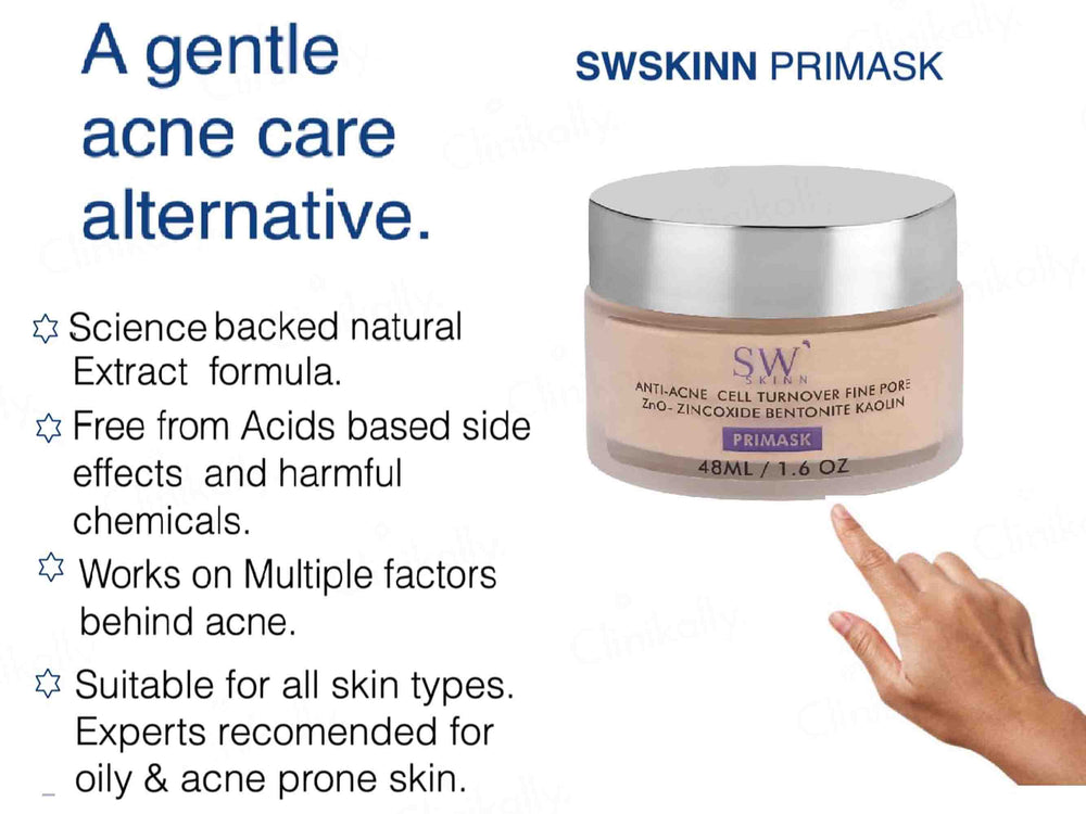 SWSKINN Primask Triple Act Clear Face Mask