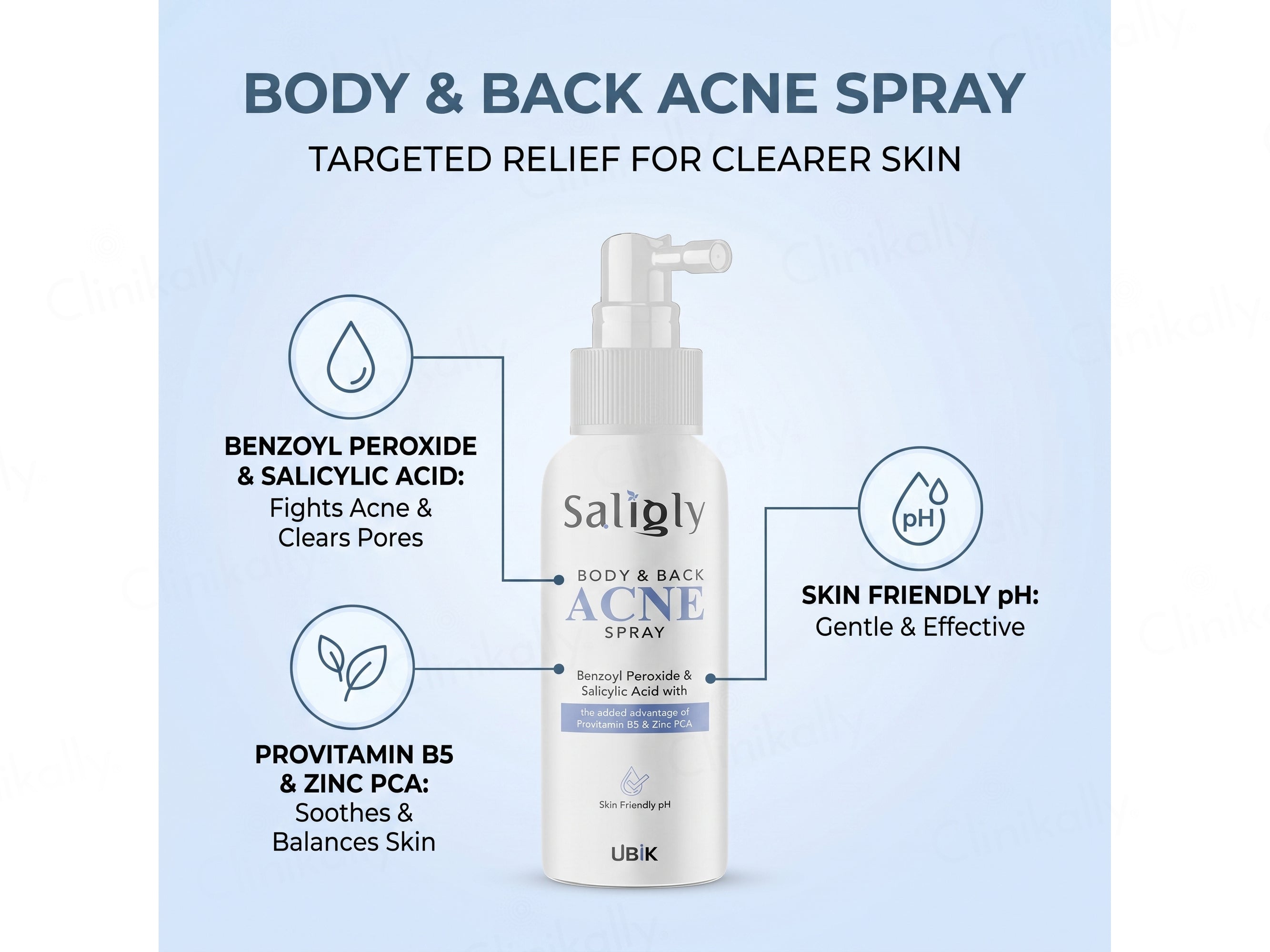 Saligly Body & Back Acne Spray