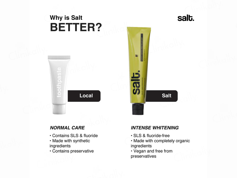Salt. Blanco Whitening Toothpaste - Matcha Green Tea And Mint