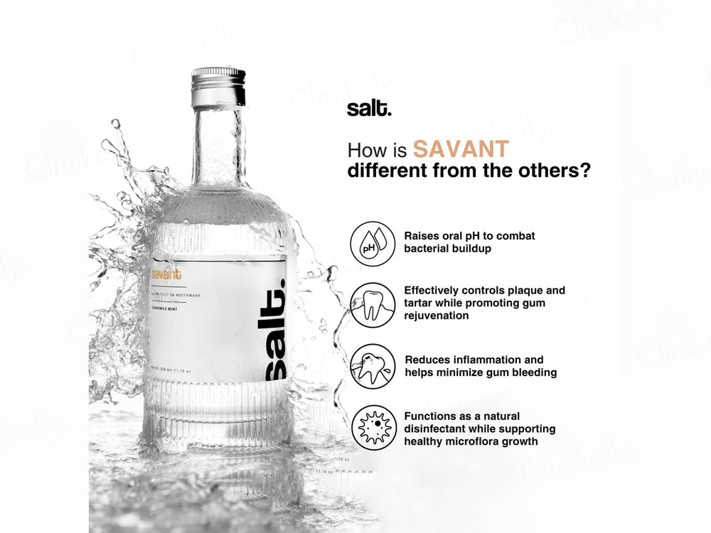Salt. Savant Gum Protection Mouthwash - Chamomile Mint