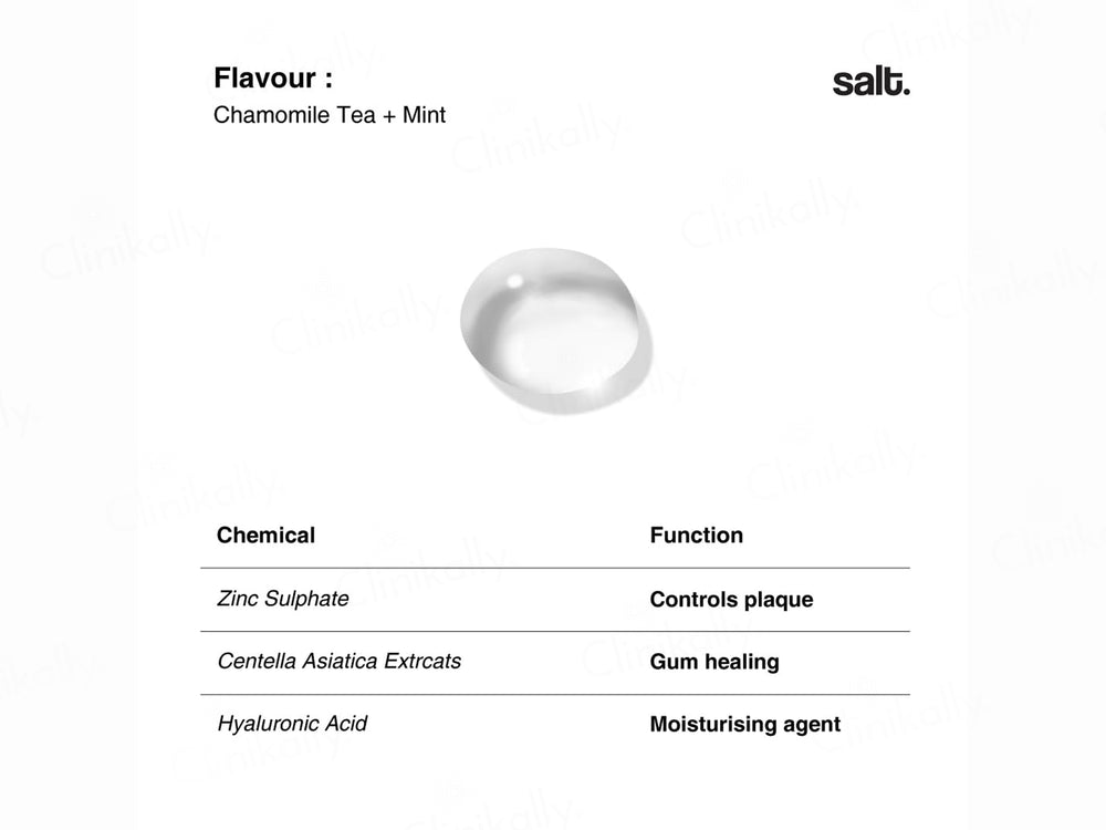 Salt. Savant Gum Protection Mouthwash - Chamomile Mint