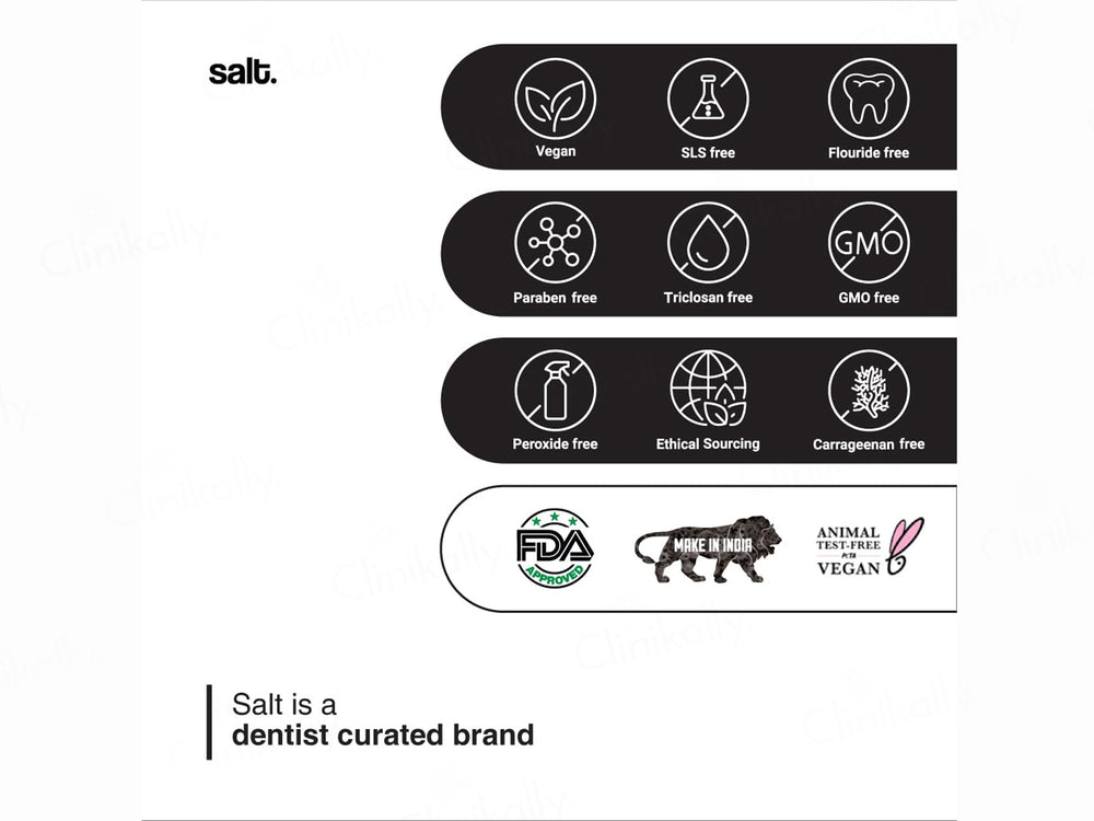 Salt. Tonic Fresh Breath Mouthwash - Cucumber Aloevera