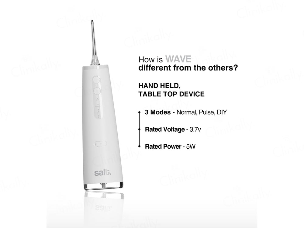 Salt. Wave Water Flosser - White