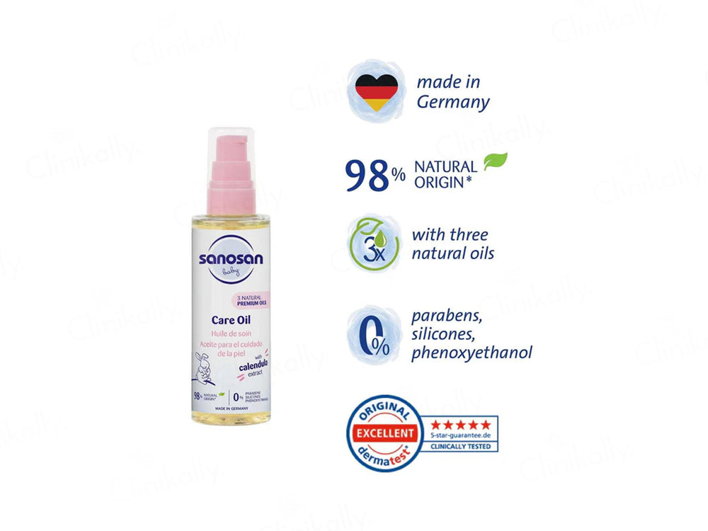 Sanosan Baby Care Oil With Calendula Extract