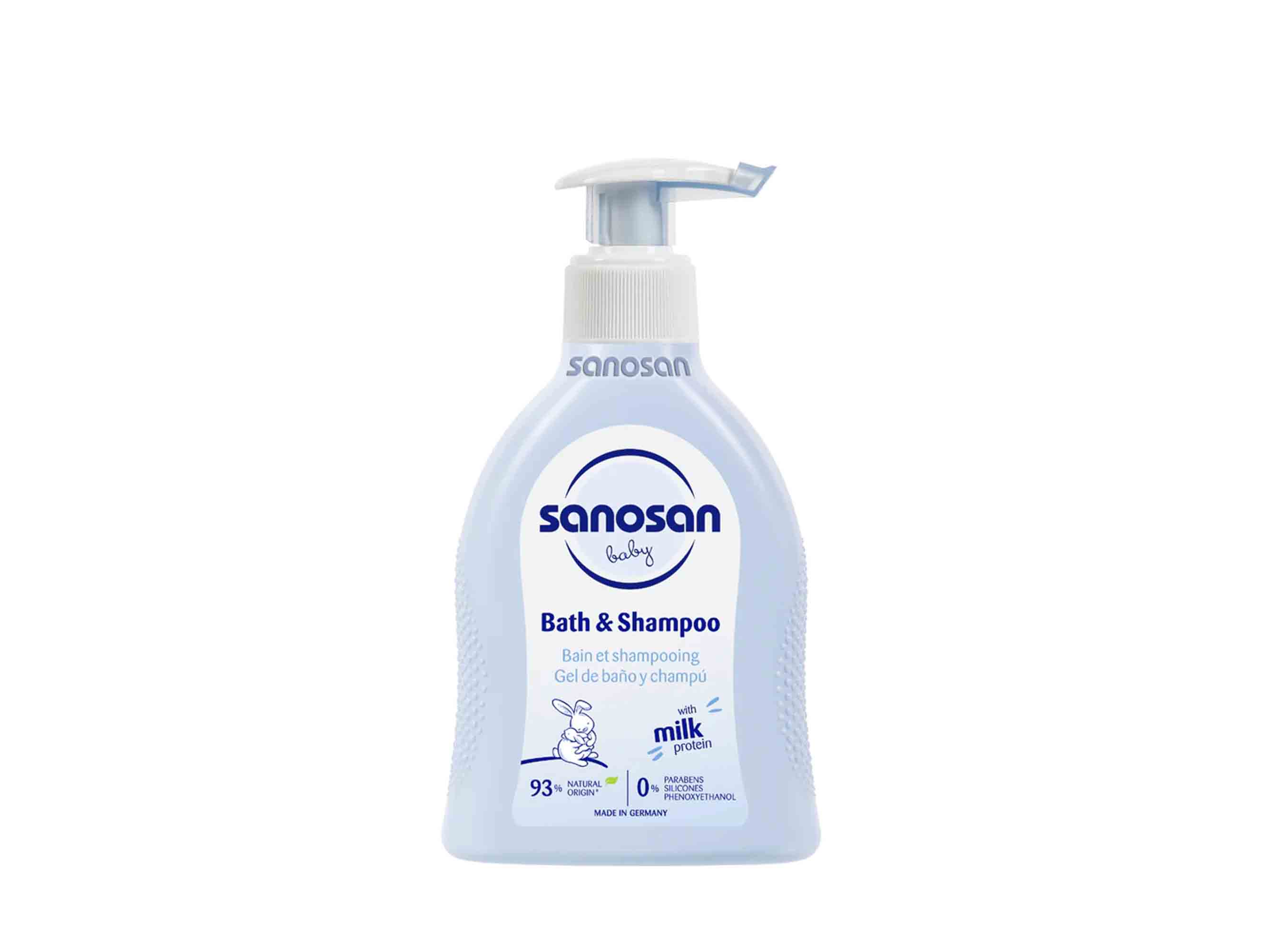 Sanosan Baby Milk Protein Bath & Shampoo