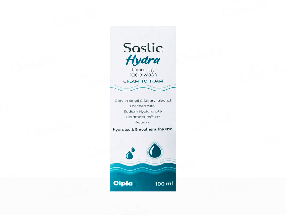 Saslic Hydra Foaming Cream-To-Foam Face Wash