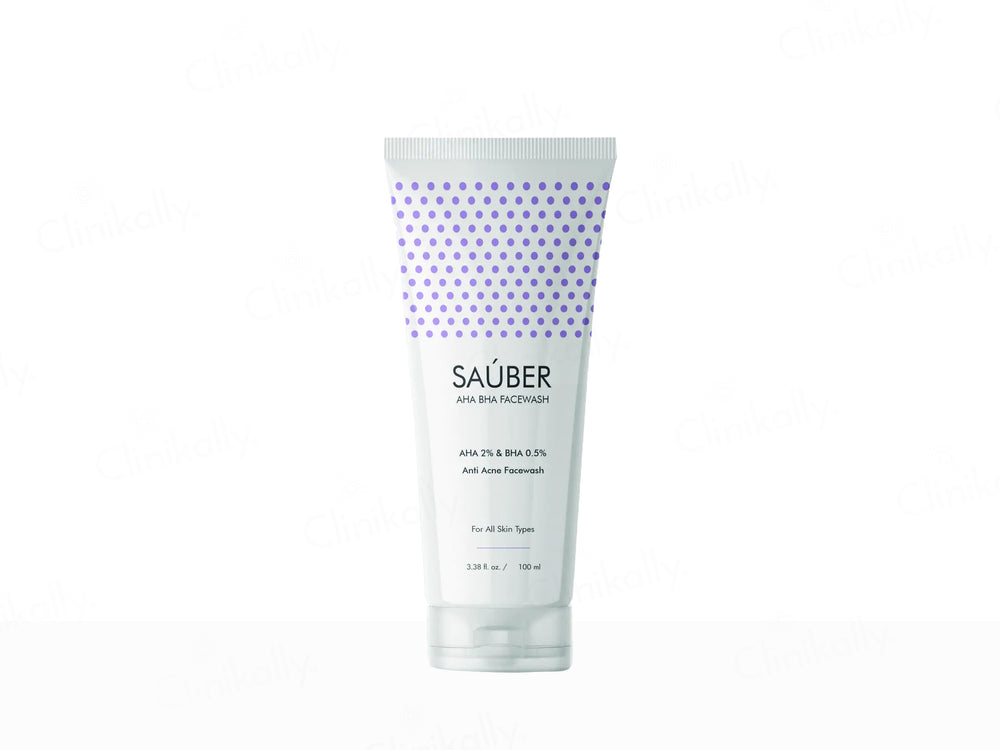 Sauber AHA BHA Facewash For All Skin Types