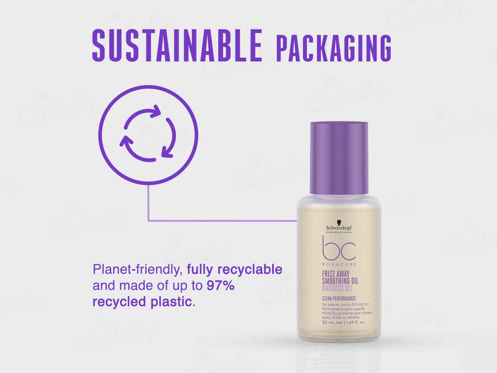 Schwarzkopf Professional BC Bonacure Frizz Away Smoothing Hair Oil