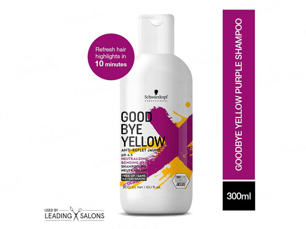 Schwarzkopf Professional Good Bye Yellow Anti-Reflet Jaune Neutralizing Bonding Wash
