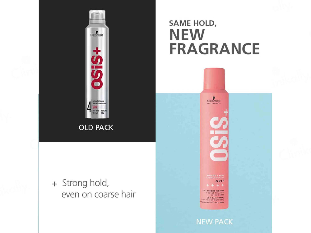 Schwarzkopf Professional OSiS+ Grip Extra Strong Hair Styling Mousse