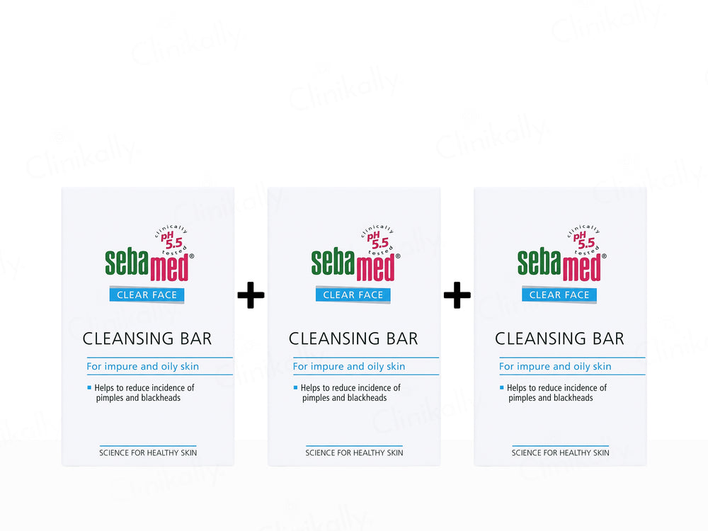 Sebamed Clear Face Cleansing Bar For Impure & Oily Skin