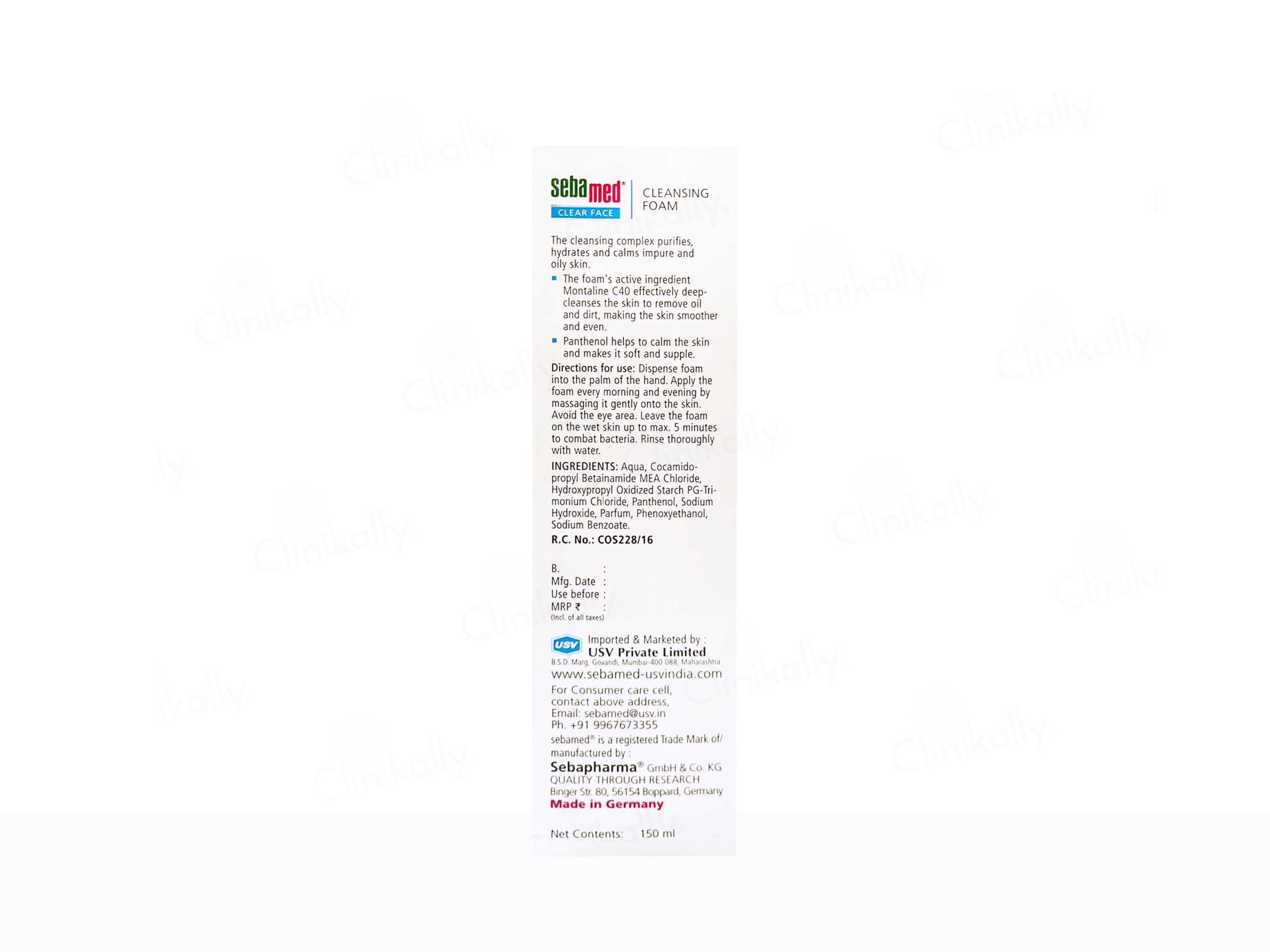 Sebamed Clear Face Cleansing Foam