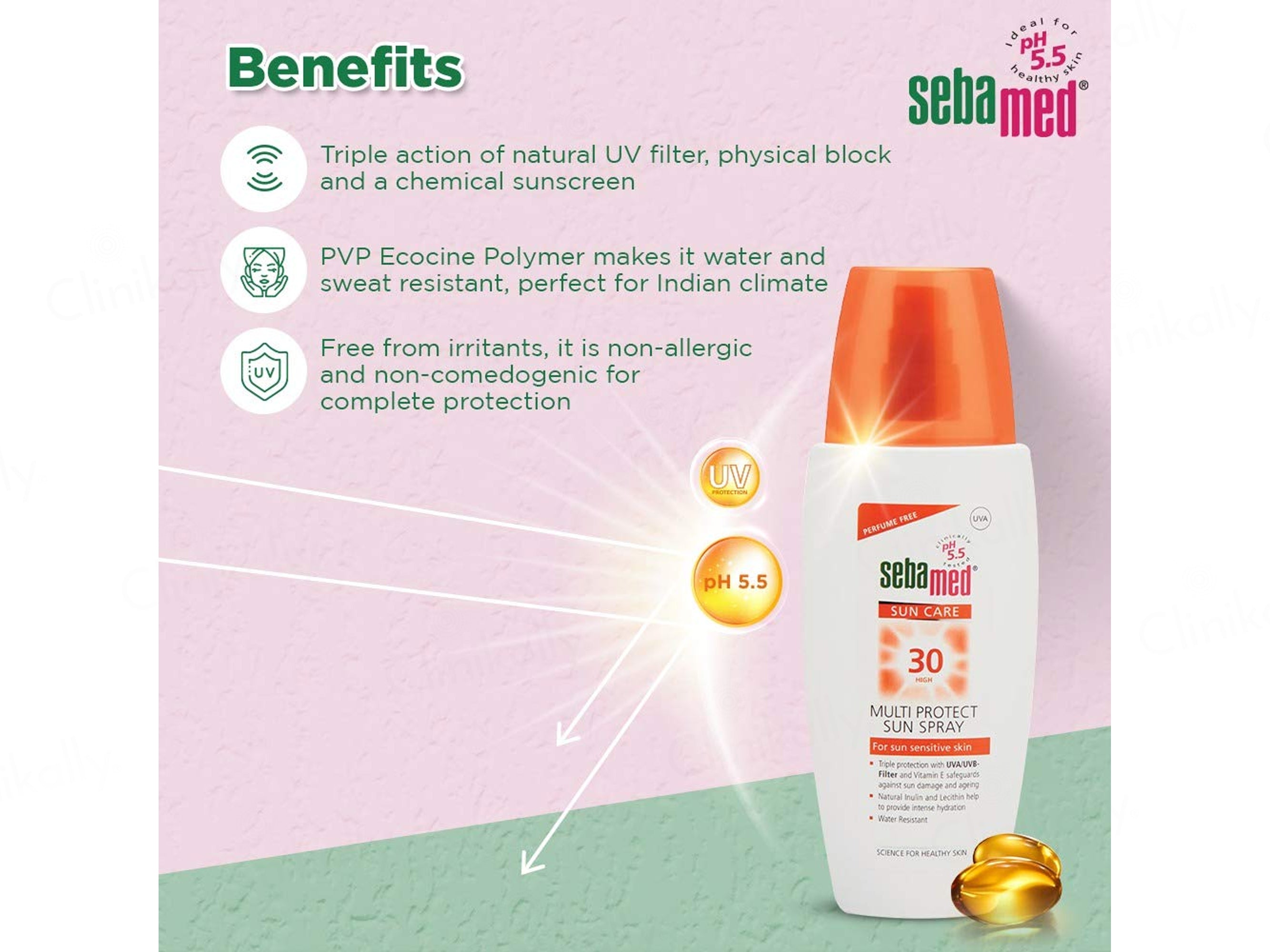 Sebamed Sun Care Multi Protect Sunscreen Lotion SPF 30 For Sun Sensitive Skin