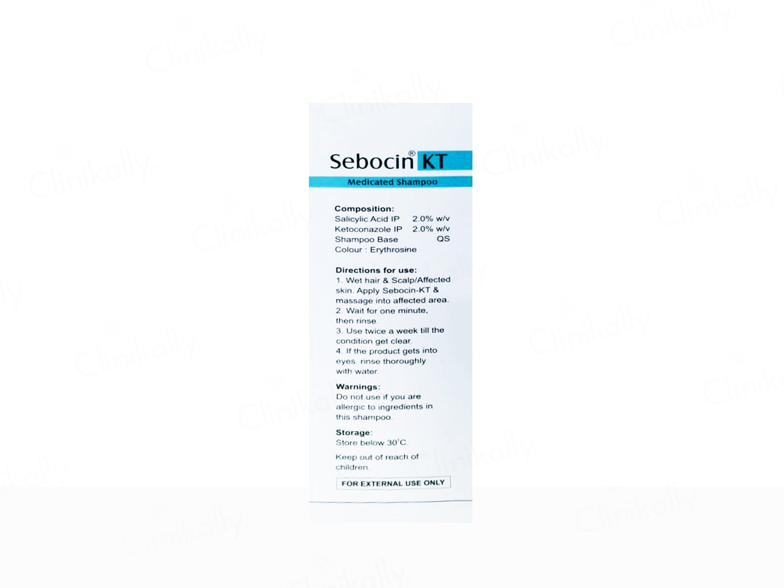 Sebocin KT Anti-Dandruff Medicated Shampoo
