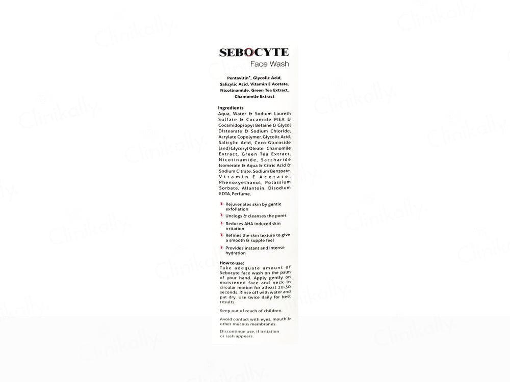 Sebocyte Gentle Exfoliating Face Wash