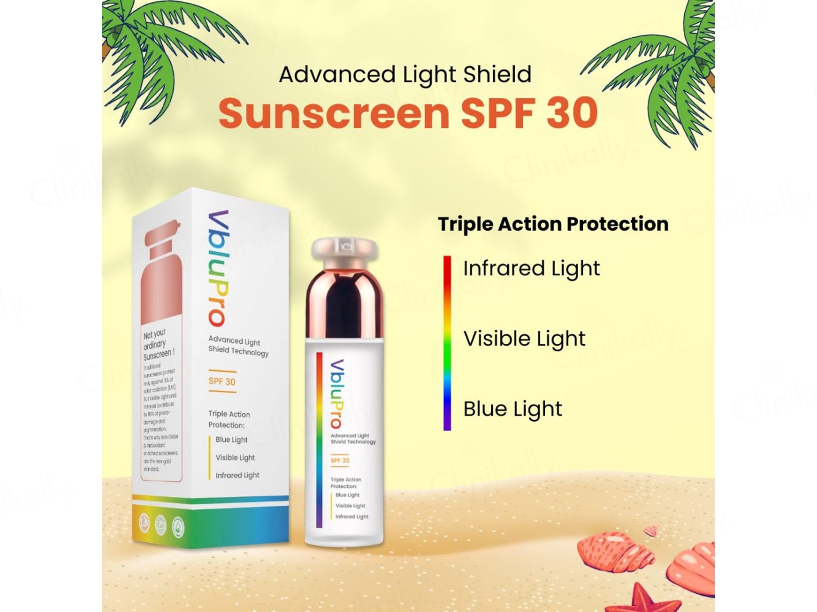 SelfySkin VbluPro Advanced Light Shield Sunscreen SPF 30