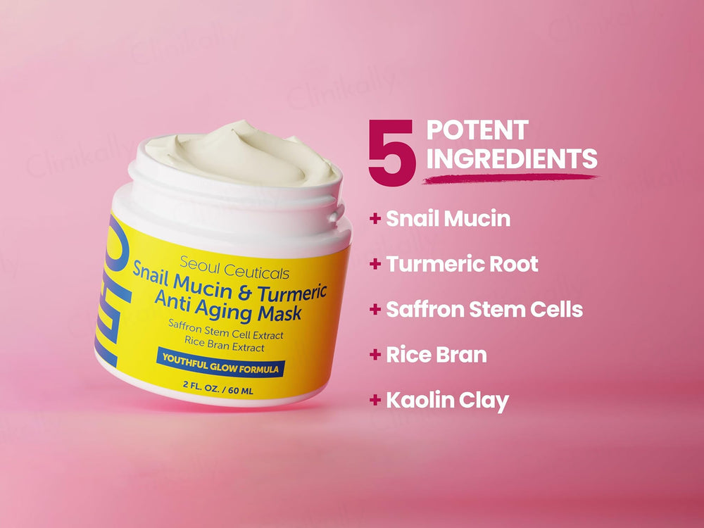 SeoulCeuticals Snail Mucin & Turmeric Anti Aging Mask