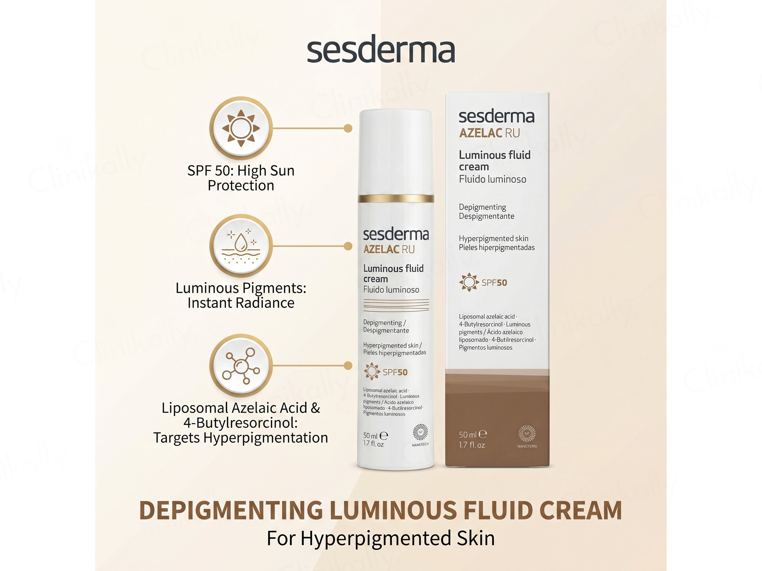 Sesderma Azelac RU Luminous Fluid Cream