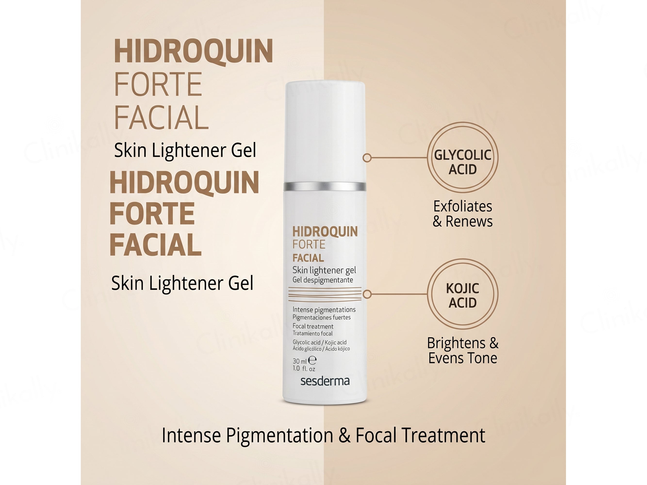 Sesderma Hidroquin Forte Facial Skin Lightner Gel