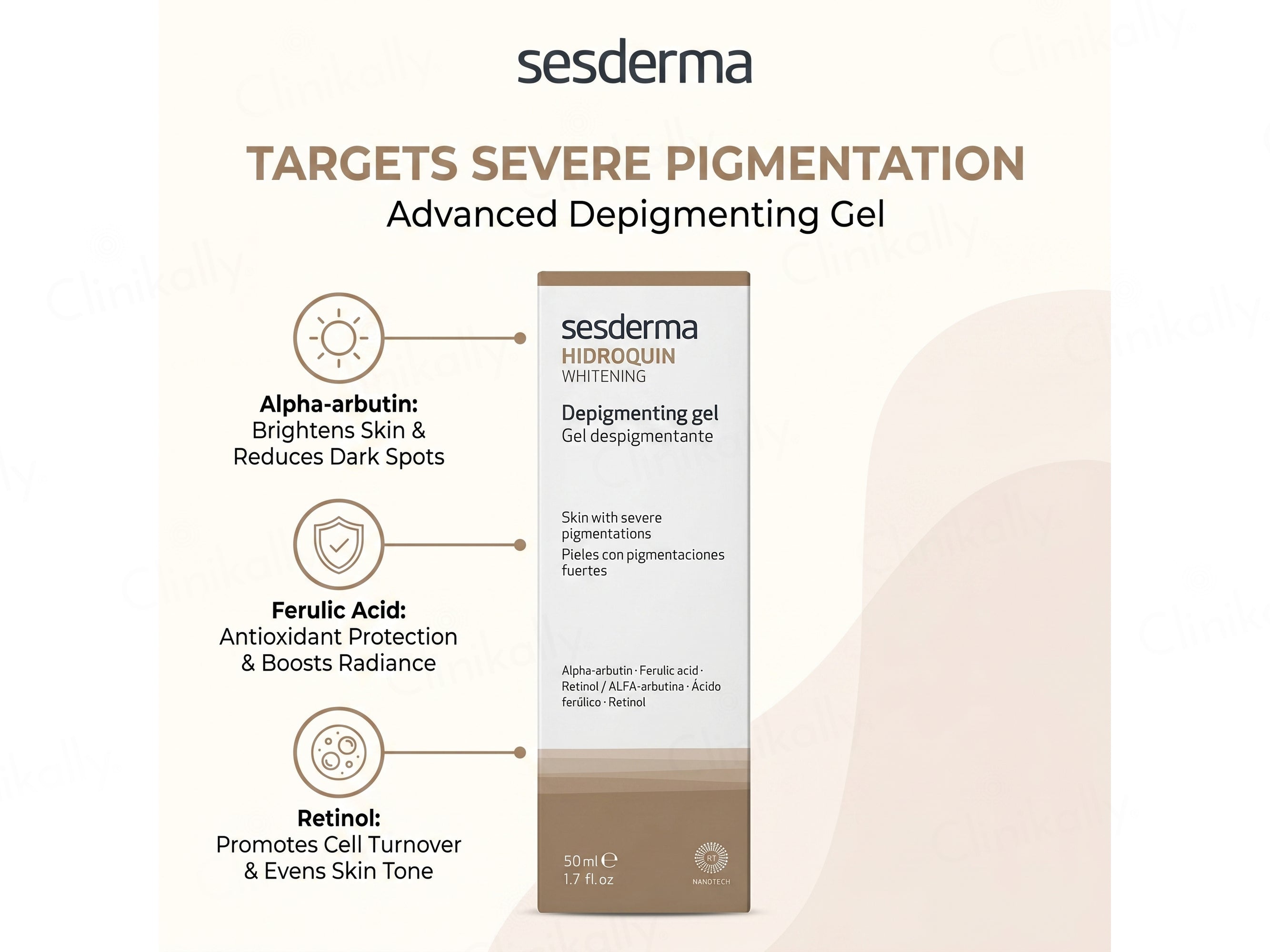 Sesderma Hidroquin Whitening Depigmenting Gel