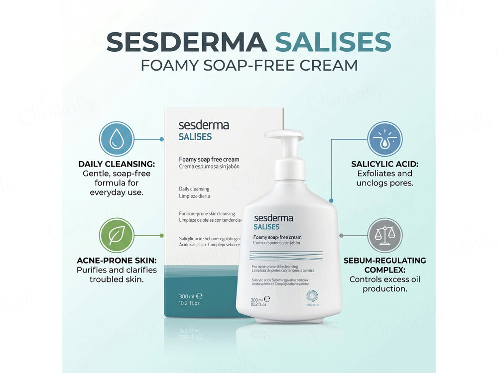 Sesderma Salises Foamy Soap-Free Cream 300 ml