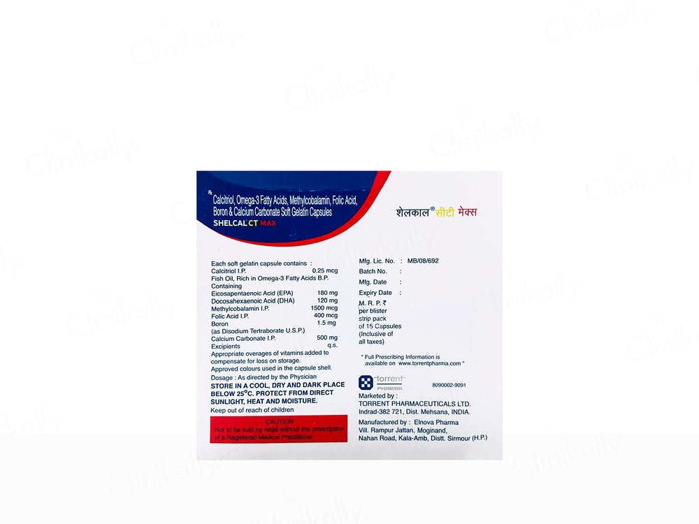 Shelcal CT Max Softgel Capsule