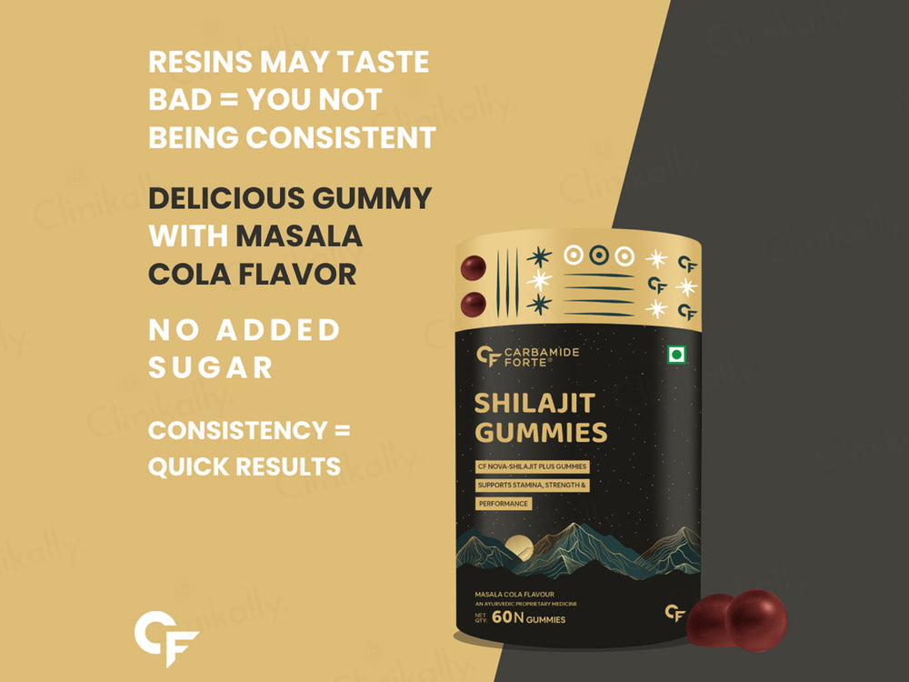 Carbamide Forte Shilajit Gummies - Masala Cola Flavour