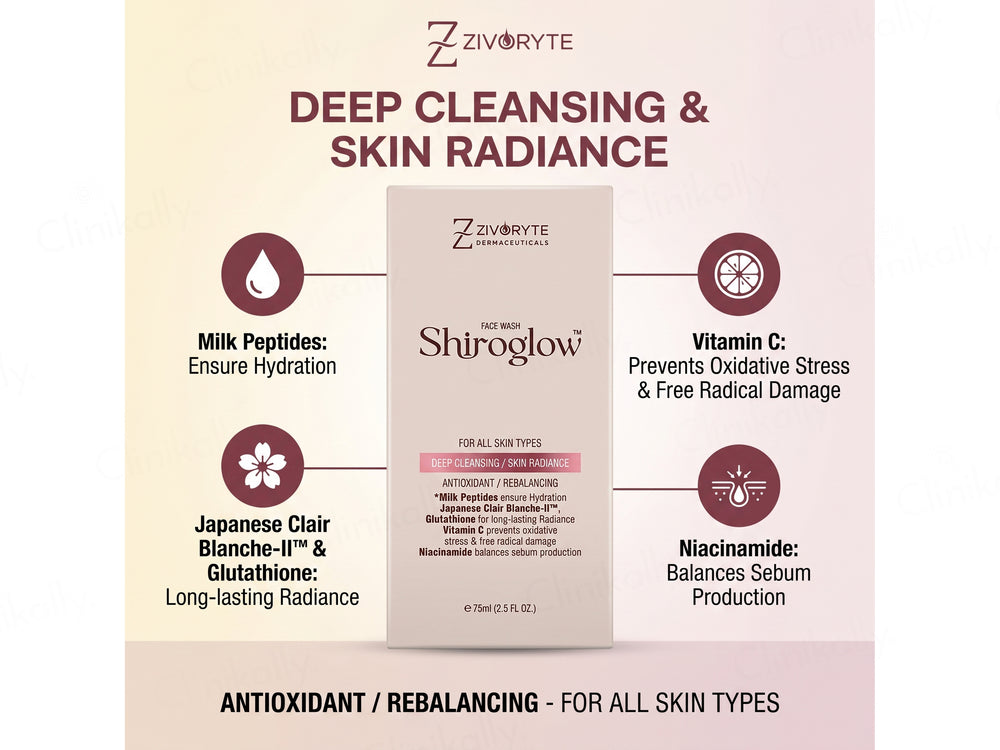 Shiroglow Deep Cleansing Face Wash