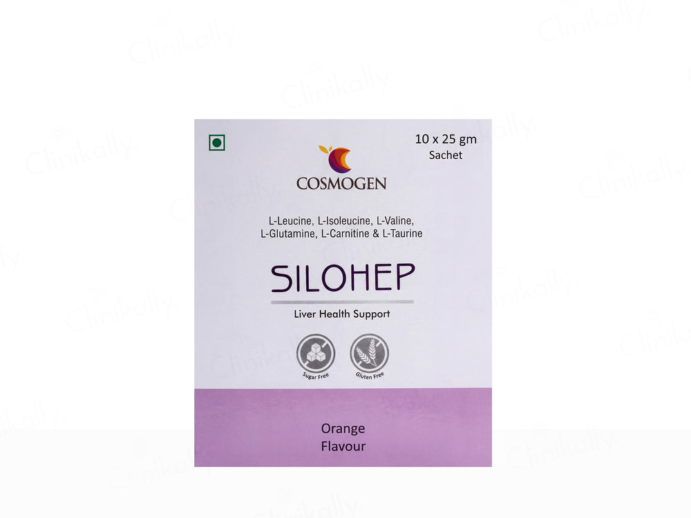 Silohep Liver Health Sugar Free Powder - Orange Flavour