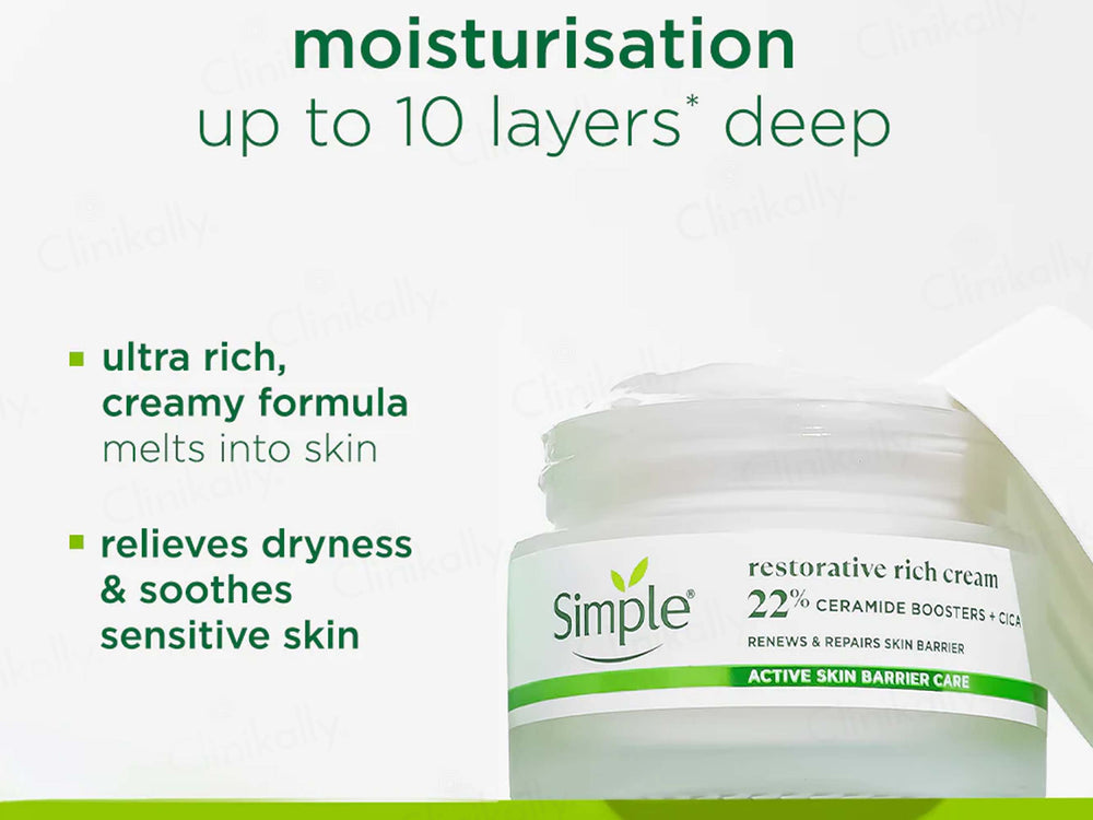Simple Active Skin Barrier Care Restorative Rich Cream