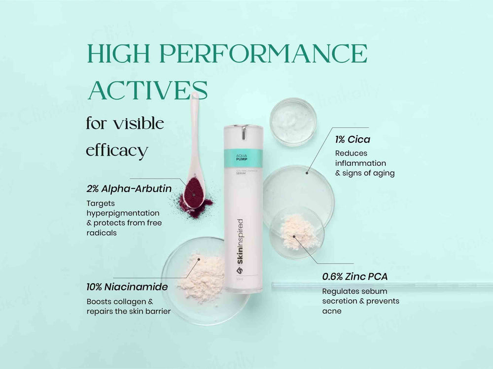 SkinInspired Aqua Pump 10% Niacinamide Face Serum
