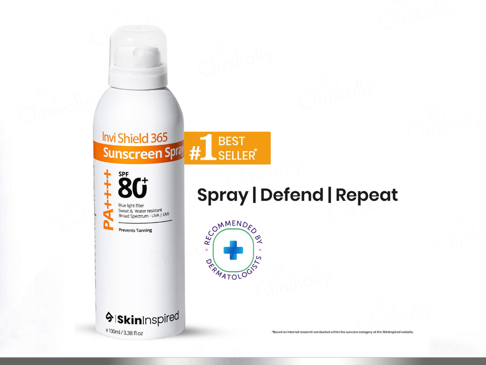 SkinInspired Invi Shield 365 Sunscreen Spray SPF 80+ PA++++