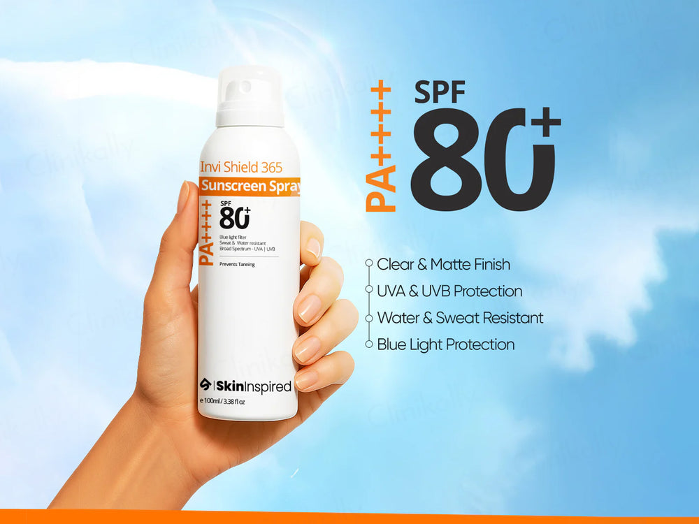 SkinInspired Invi Shield 365 Sunscreen Spray SPF 80+ PA++++