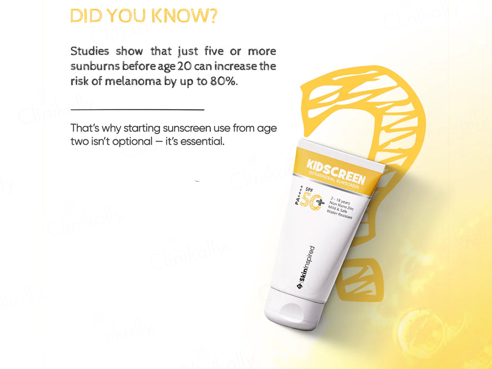 SkinInspired Kidscreen 100% Mineral Sunscreen SPF 50+ PA++++