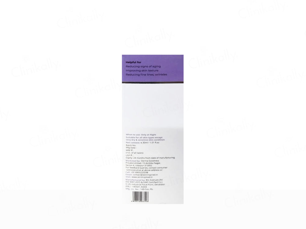 SkinInspired Night Knight 2% Encapsulated Retinol Face Serum