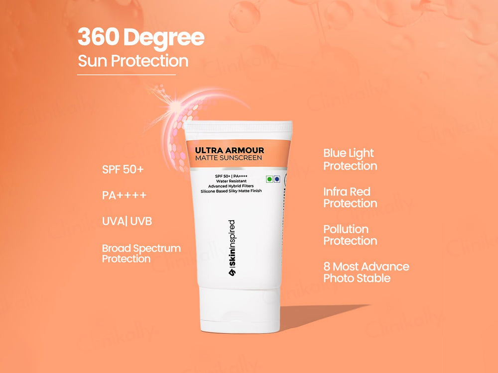 SkinInspired Ultra Armour Matte Sunscreen SPF 50+ PA++++